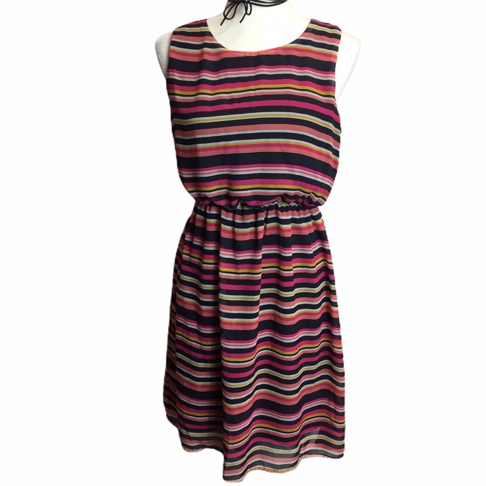 🐞Maurice’s Sleeveless Striped Dress EUC Medium